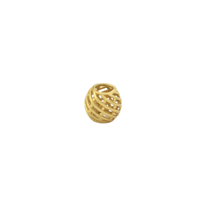 Złoty charms koralik na bransoletkę złoto (próba jubilerska 585), pasuje na bransoletki do 4mm grubości, masa charmsa 1,22 g.