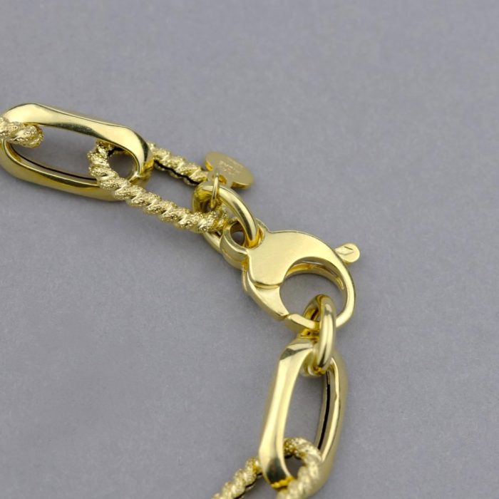złota bransoletka 585 łańcuch damska 19,5cm